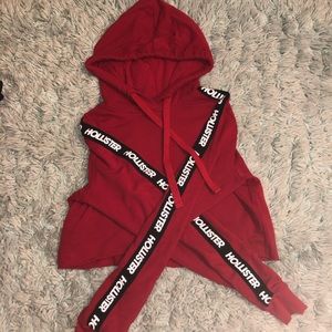 Hollister crop hoodie
